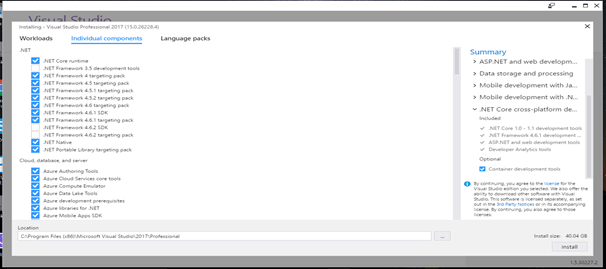 visual studio 2017
