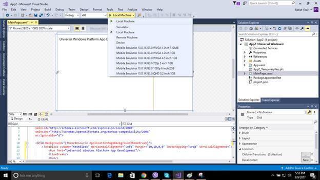 visual studio 2017