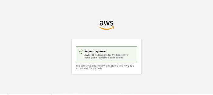 AWS Request approved