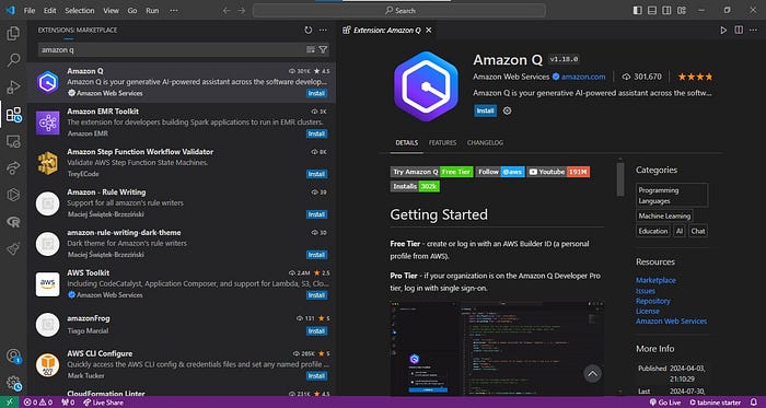 VS Code extension