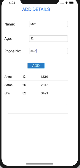 Update And Delete Operations Using Core Data Framework