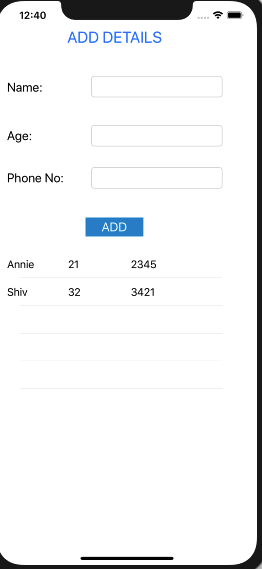 Update And Delete Operations Using Core Data Framework