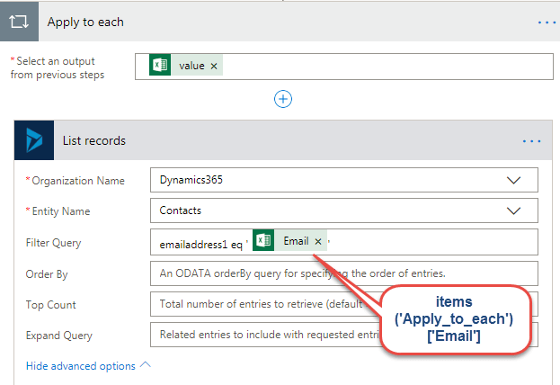 email id from excel file