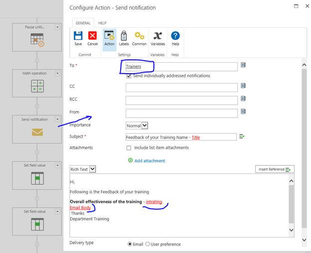 Updating Multiple Survey Feedback Using SP Designer Workflow