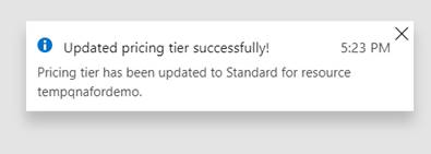 tiers I notification window