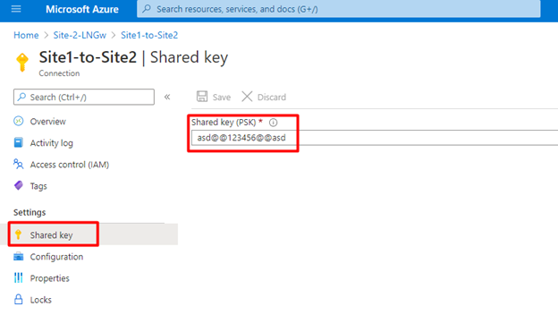 Upgrading the IPsec/IKE policy to the Azure Site-to-Site VPN Connection using the PowerShell Command