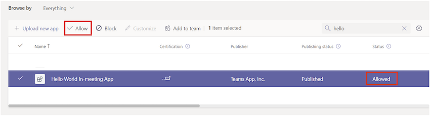 Upload apps in Teams by enabling Sideloading feature