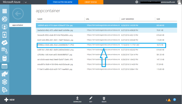 Upload, Download And Delete Blob Files In Azure Storage