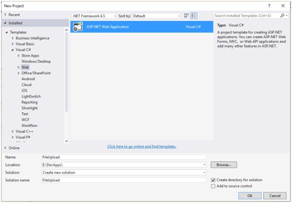 Upload Files In ASP.NET MVC 5