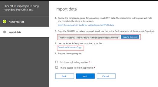 Upload MS Outlook PST File Into Office 365 Exchange Online Mailbox