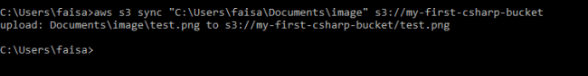 Uploading File To AWS S3 Using AWS CLI