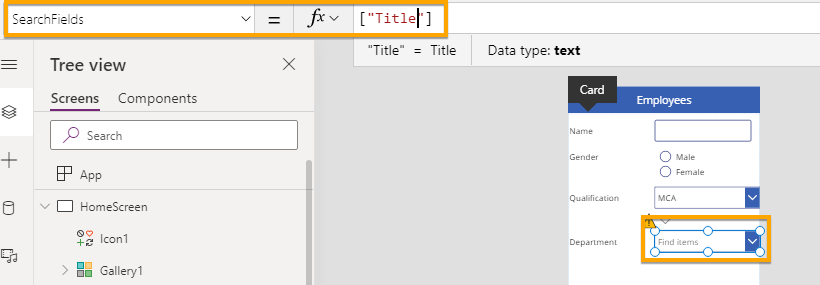 Patch Function In PowerApps