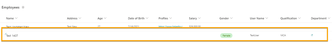 Patch Function In PowerApps