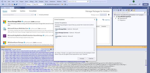 Using Azure Blob Storage in C#