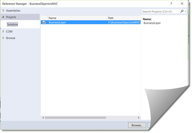 Business Layer Library