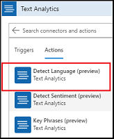 Action for the workflow