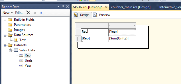 Using Column Group Subtotal/Grand Total Value Outside The Matrix Table