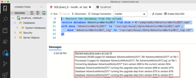 Using Docker Volumes For SQL Server In Linux