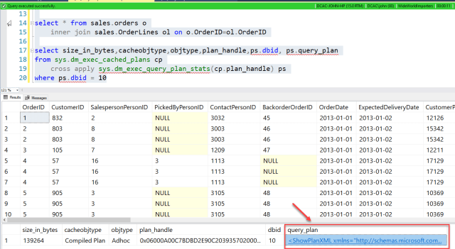 Using LAST_QUERY_PLAN_STATS in SQL Server