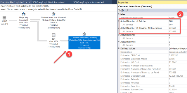 Using LAST_QUERY_PLAN_STATS in SQL Server