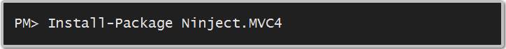 Install-Package Ninject.MVC4