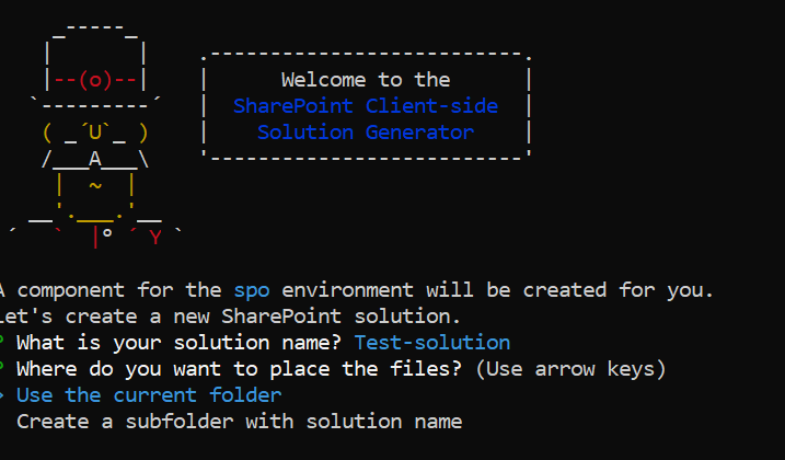 Using PnP SPFx Yeoman generator for creating SPFx projects
