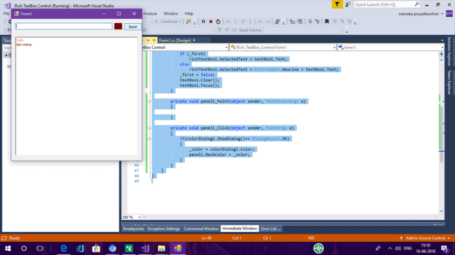 Using Rich TextBox In Windows Forms