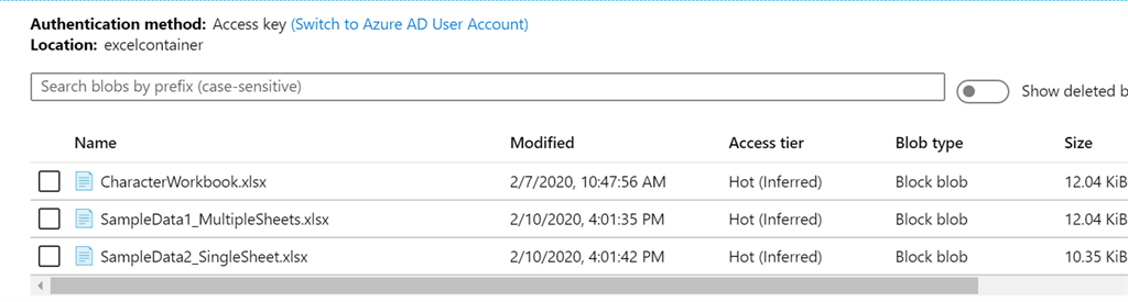 Utilizing Azure Blob And WebJob To Convert Excel Files To Flat File Format