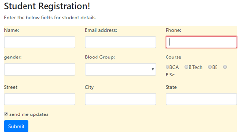 Validation In Controls With Visual Interaction