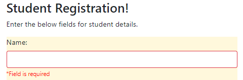 Validation In Controls With Visual Interaction