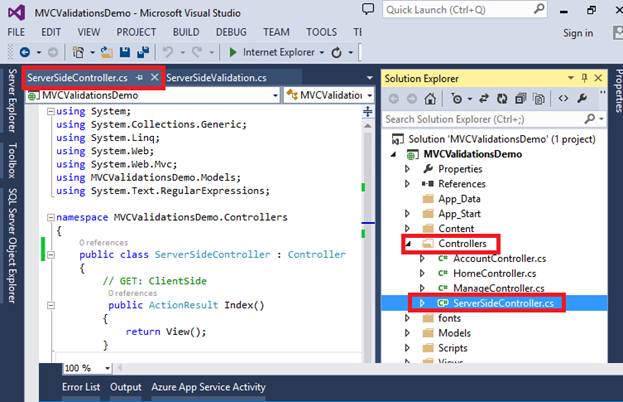 ServerSideController