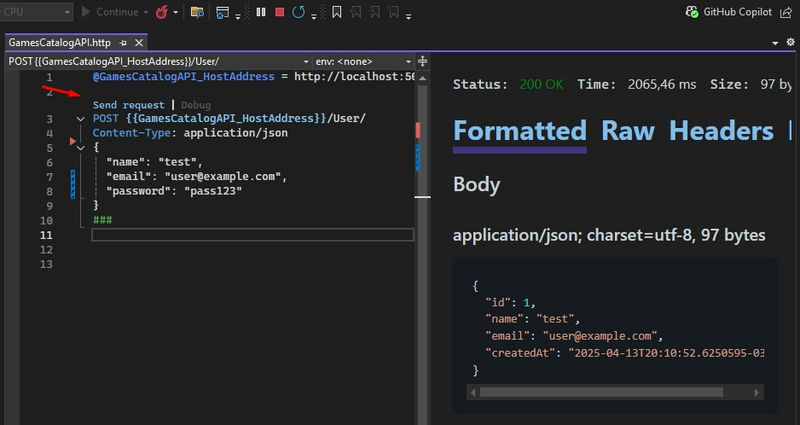 Formatted raw Header