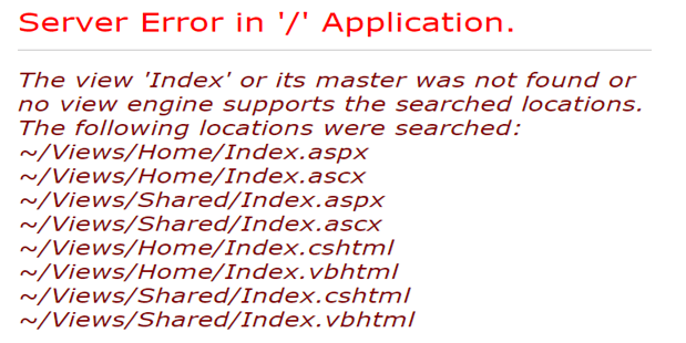 Views In ASP.NET MVC
