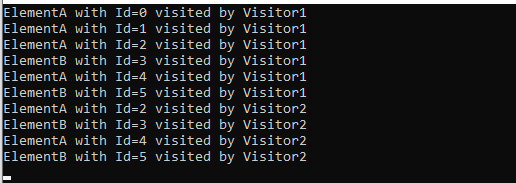 Visitor Pattern in C#