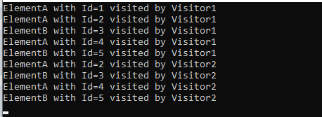 Visitor Pattern in C#