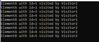 Visitor Pattern in C#