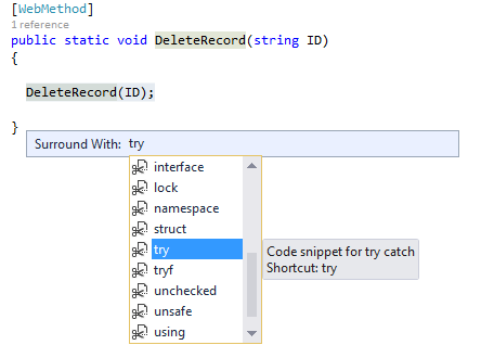 Visual C# Built In Code Snippets For Fast Productivity
