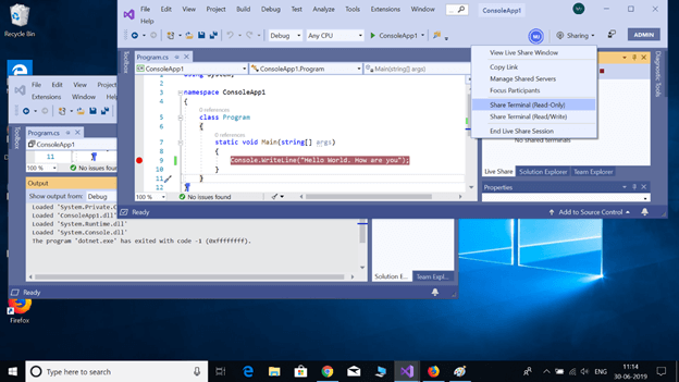 Visual Studio 2019 - Individually Evaluate Live Share