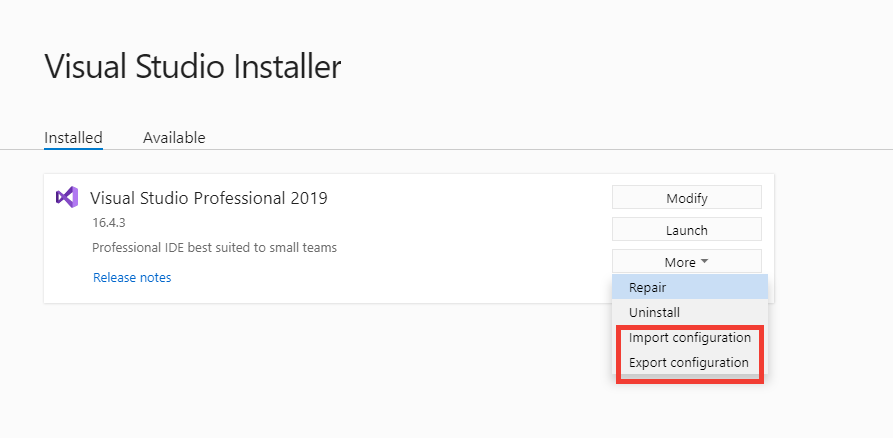 Visual Studio 2019 Features