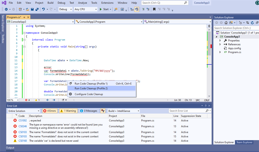 Visual Studio 2019 Features