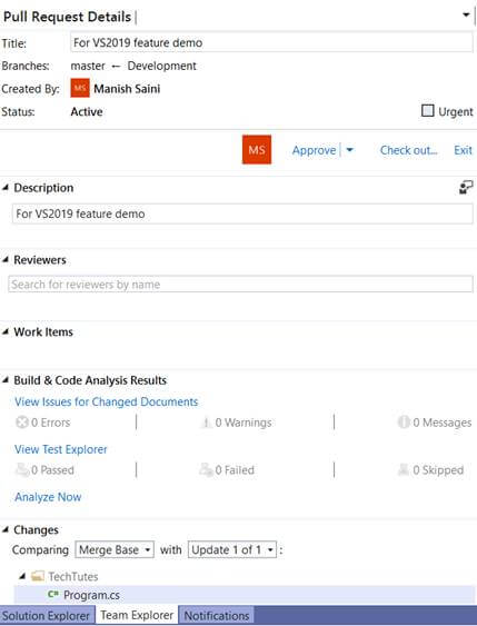 Visual Studio 2019 New Features