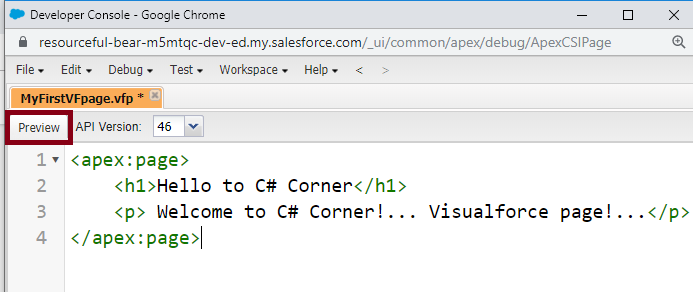 Visualforce pages In SalesForce