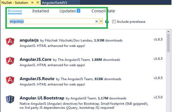 Way Of Adding Angular In Visual Studio 2017 With a Simple Method image.