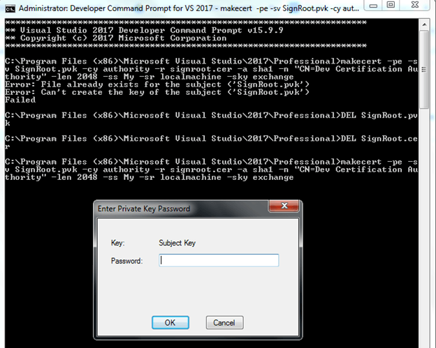 WCF Message Security Using Certificates