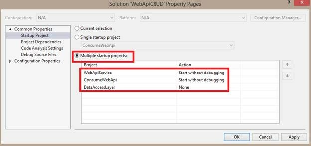 Web API CRUD Operations And Consume Service In ASP.NET MVC Application