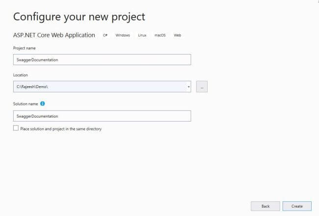 Web API Documentation Using Swagger And ASP.NET Core With Visual Studio ...