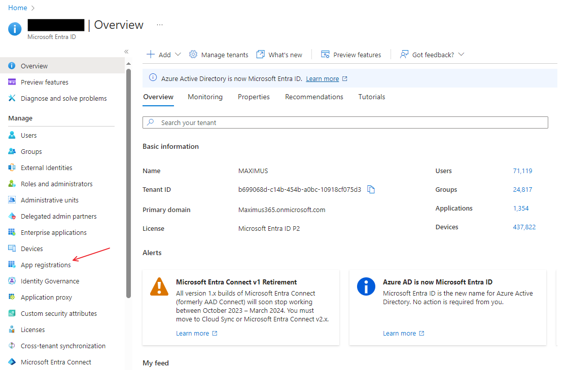 Web API in Azure (2), Set a Client Credential Secret