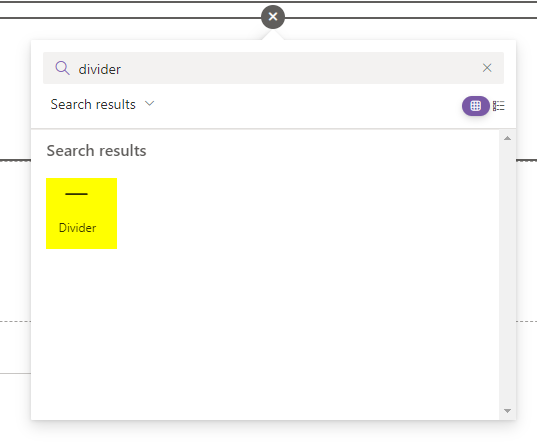 Divider Web Parts in SharePoint Online