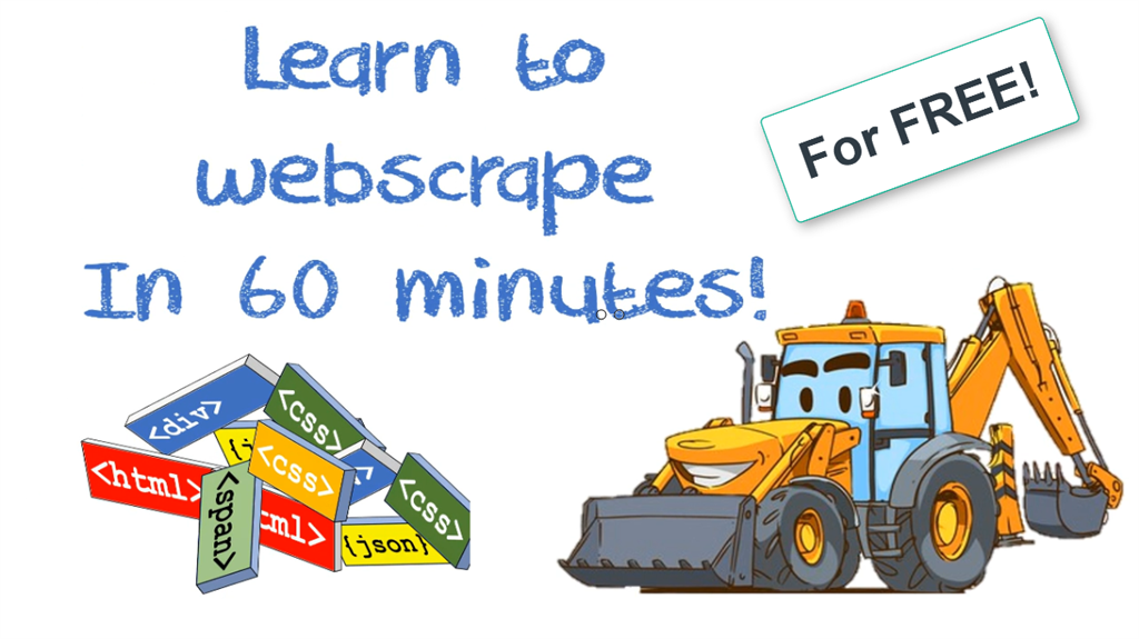 Web scraping for free