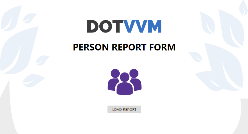 Website For Data Reporting With DotVVM Business Pack